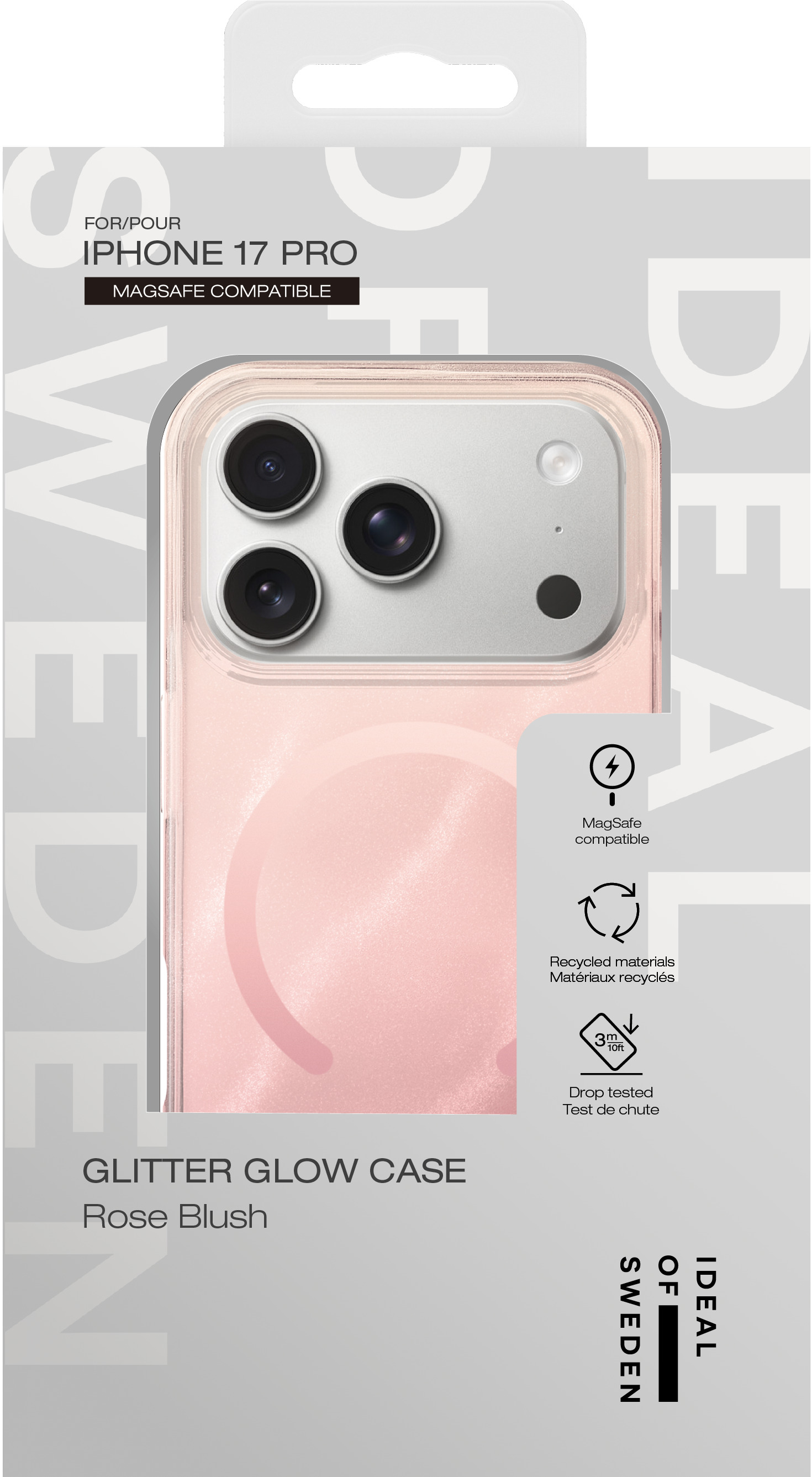iDeal of Sweden Clear Case MagSafe iPhone 17 Pro Rose Blush – image 4