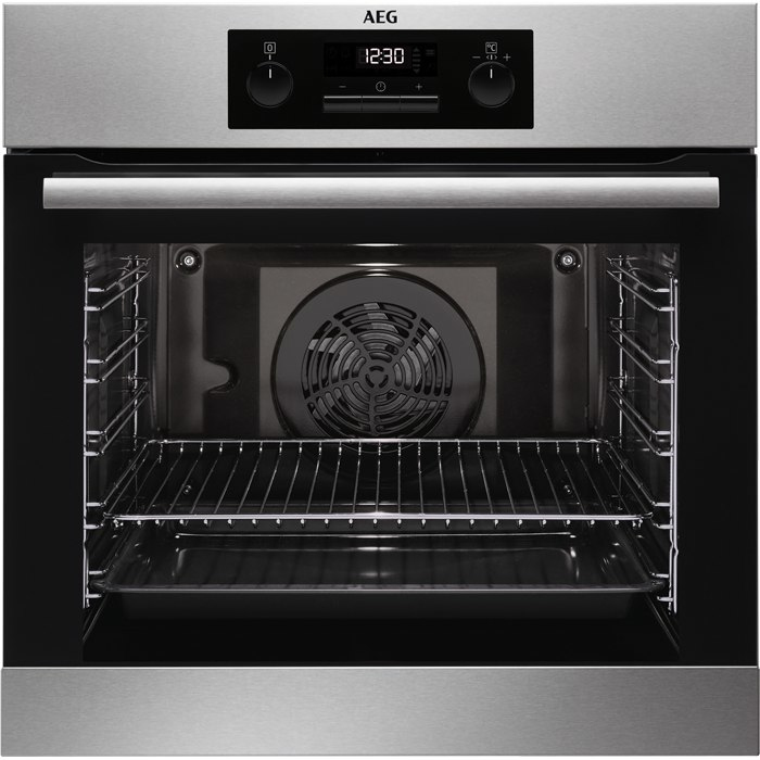 AEG BPB331021M 72 L 3480 W Black, Stainless steel