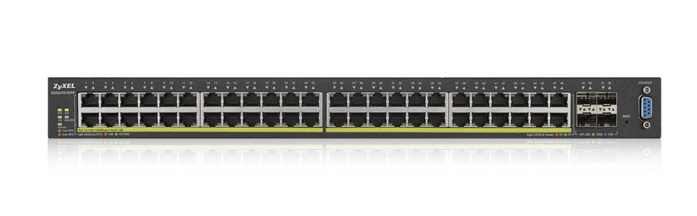 Zyxel XGS2210-52HP Managed L2 Gigabit Ethernet (10/100/1000) Power over Ethernet (PoE) 1U Black – image 3