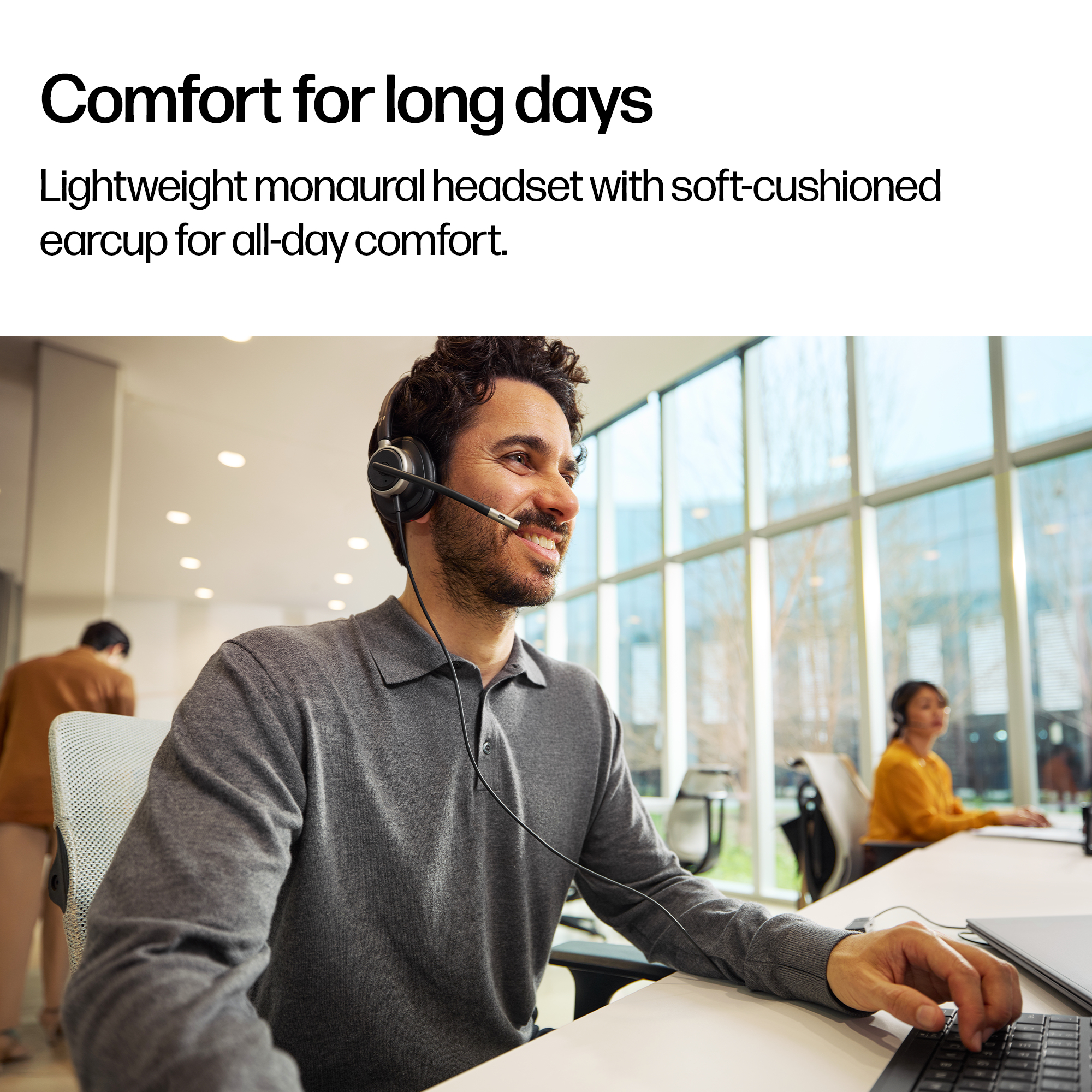 HP Poly Mission 610 Monaural USB Wired Headset Customer Special 1 – image 5