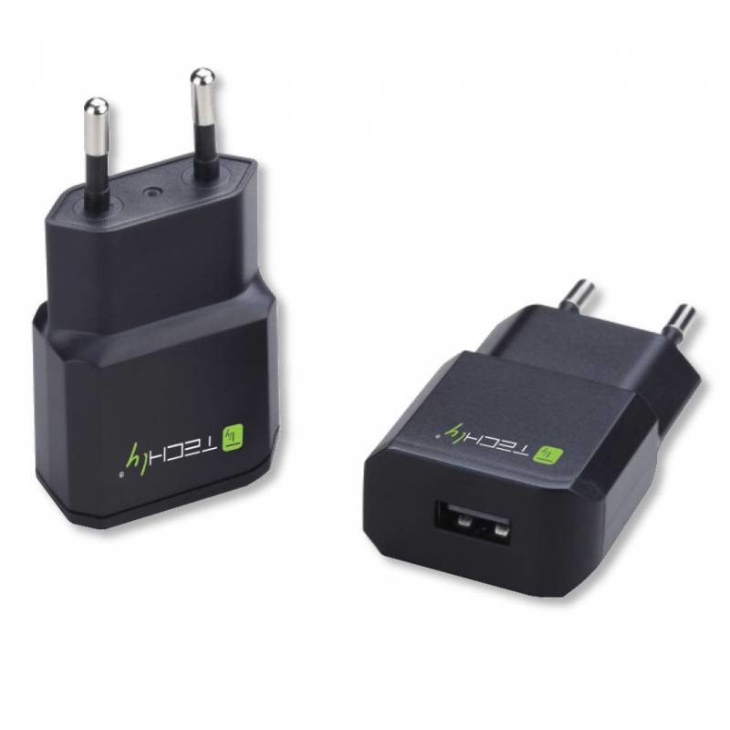 Techly Italian Plug Adapter with 1 USB Port – image 2