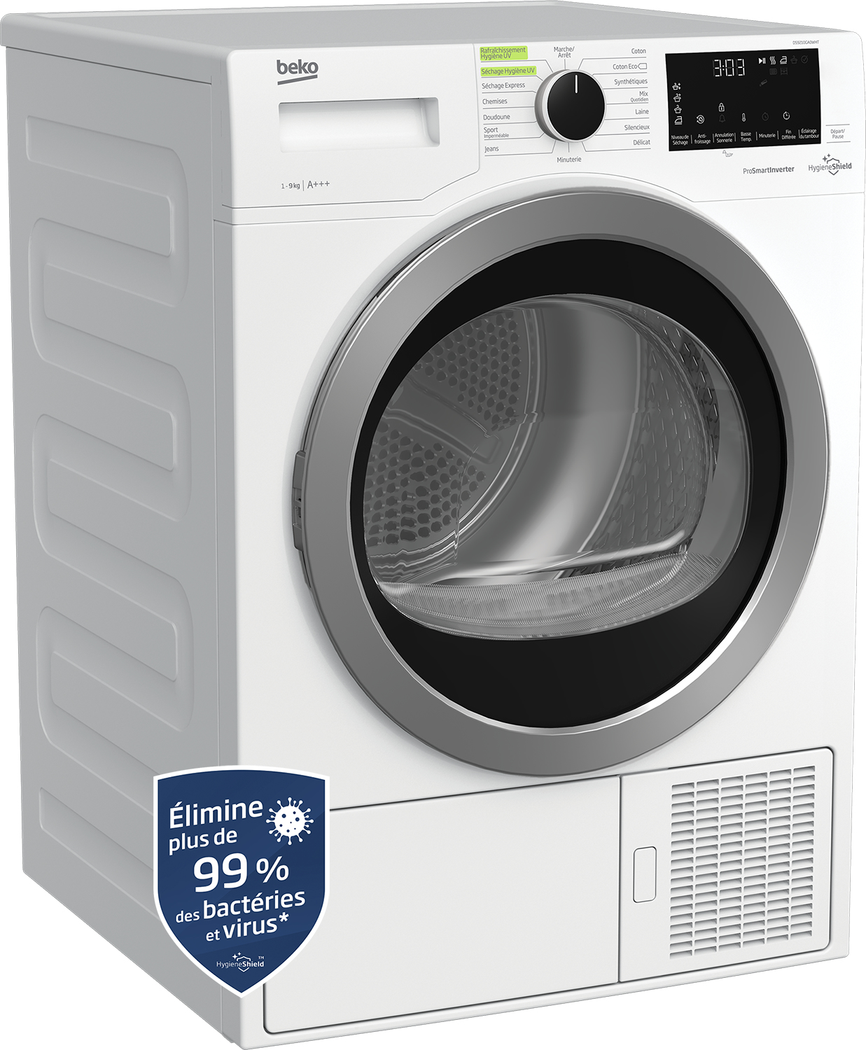 Beko DS9210GA0WHT tumble dryer Freestanding Front-load – image 8