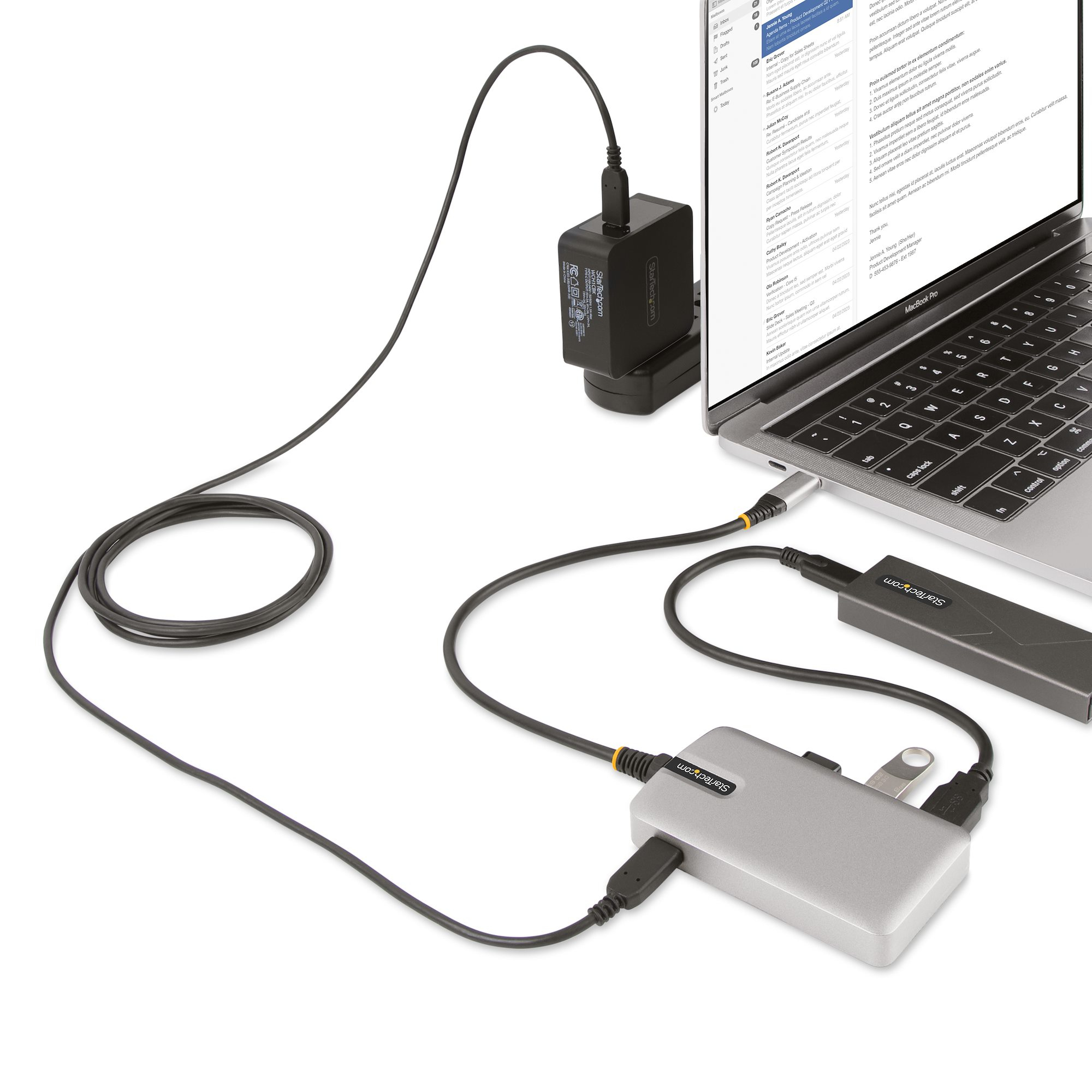 StarTech.com 4-Port USB-C Hub with USB-C DP Alt Mode Video Output 4K – image 9