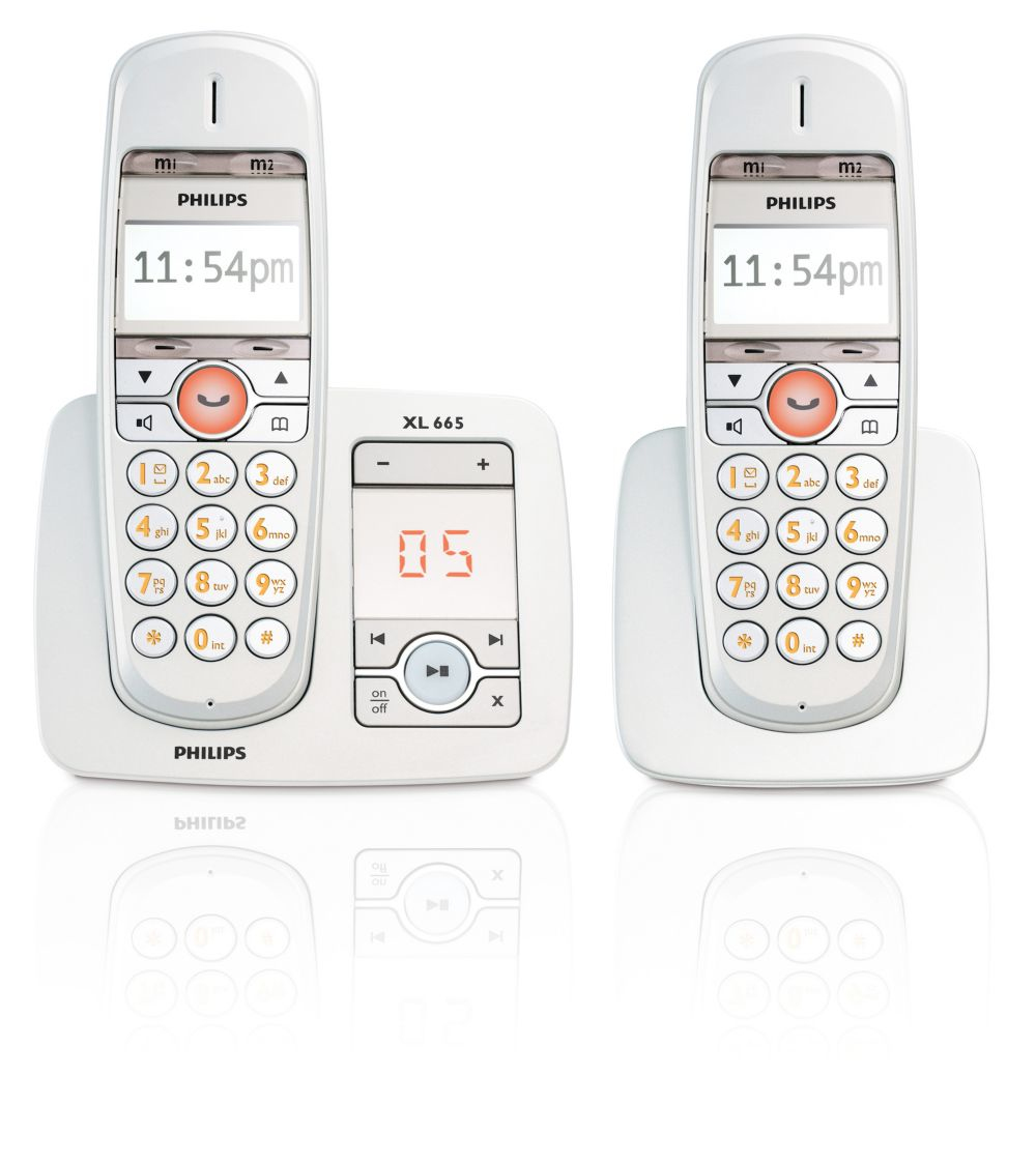 Philips XL XL6652C/22 telephone DECT telephone Caller ID