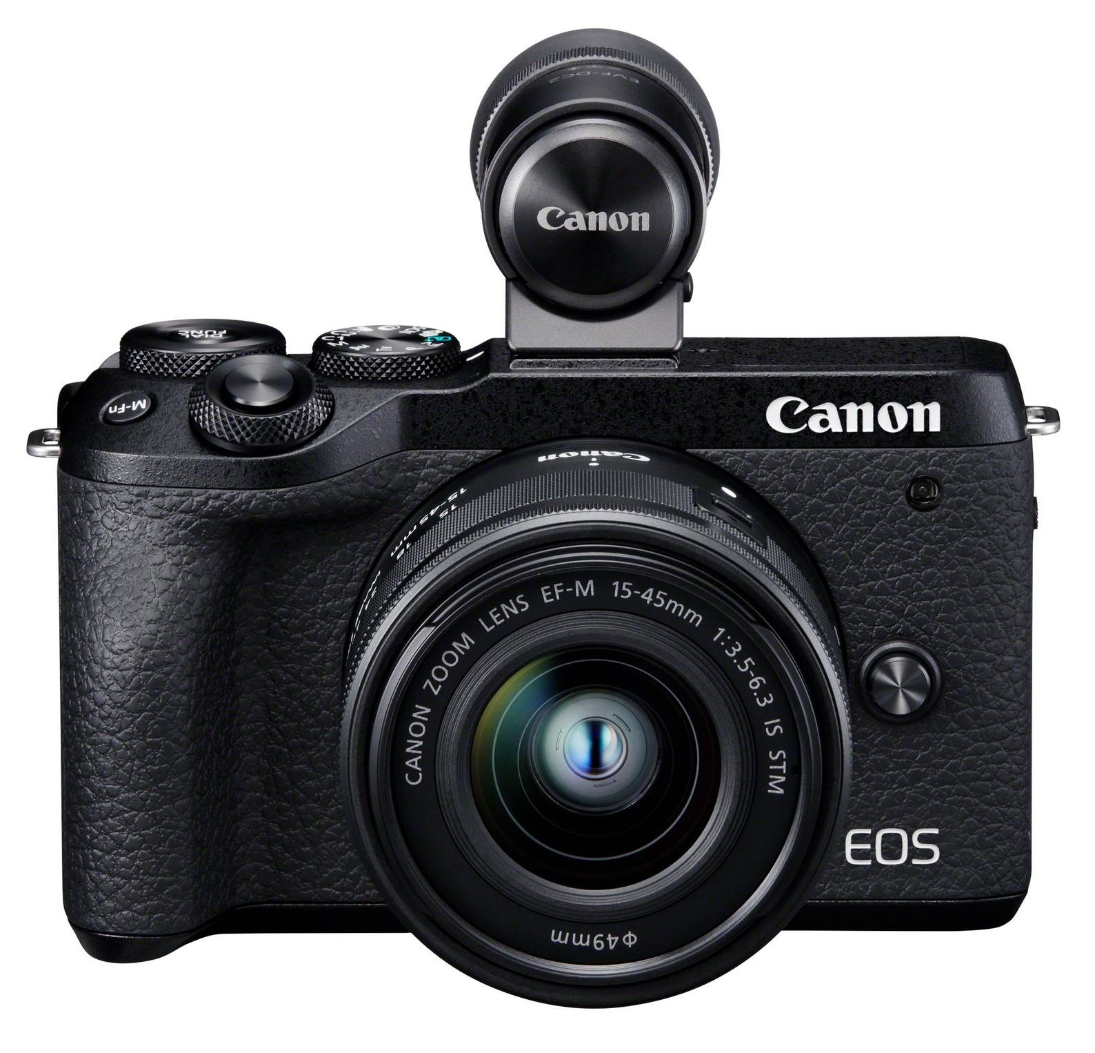 Canon M6 Mark II + EF-M15-45mm + EVF-DC2 – image 1