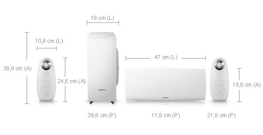 Samsung HT-A100 home cinema system – image 2