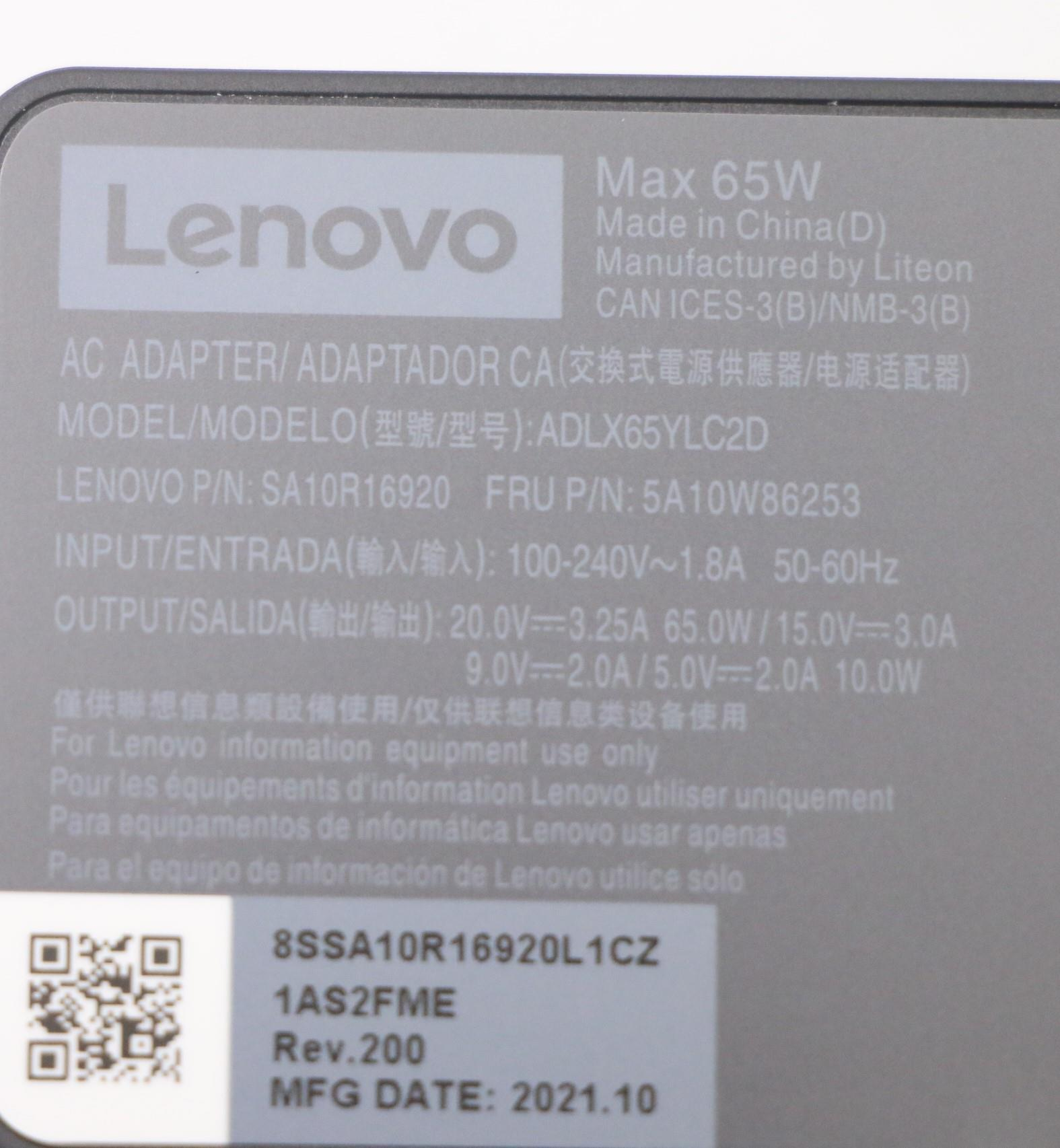 Lenovo 5A10W86253 power adapter/inverter Indoor – image 8