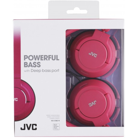 JVC HA-S180-R-E headphones/headset Wired Head-band Music Pink – image 2