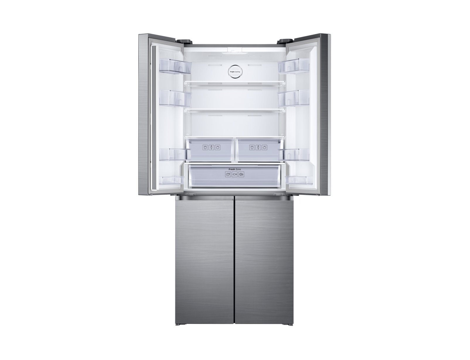 Samsung RF50K5920SL side-by-side refrigerator Freestanding – image 6