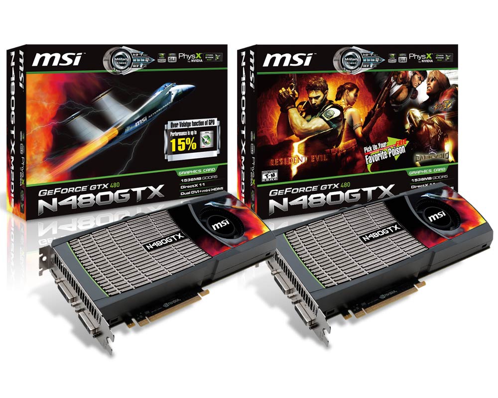 MSI Geforce 480GTX