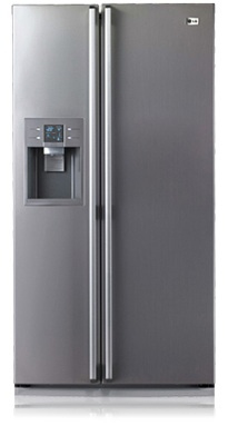 LG GR-L227WTQ side-by-side refrigerator Freestanding Silver