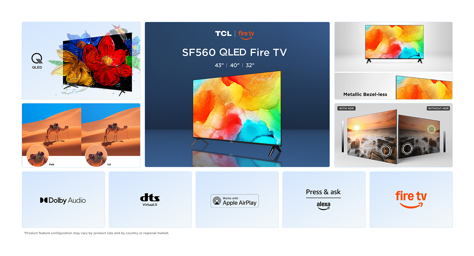 TCL SF560 32SF560 TV 81,3 cm (32 ) Full HD Smart TV Wifi Métallique 300 cd m² Neuf — photo 6