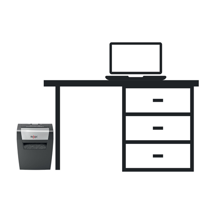 Rexel Momentum X308 Papierversnipperaar 8 vellen Cross cut 5 x 42 mm P-3 15 l Ook geschikt voor Nietjes, Paperclips – Foto 9 van 10