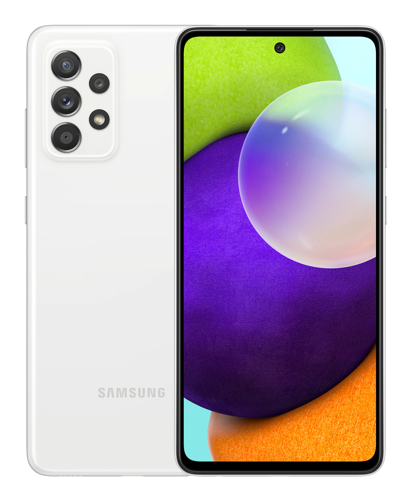 Samsung Galaxy A52 4G SM-A525FZWGEUE smartphone 16.5 cm (6.5") Dual SIM Android 11 USB Type-C 6 GB 128 GB 4500 mAh White – image 1