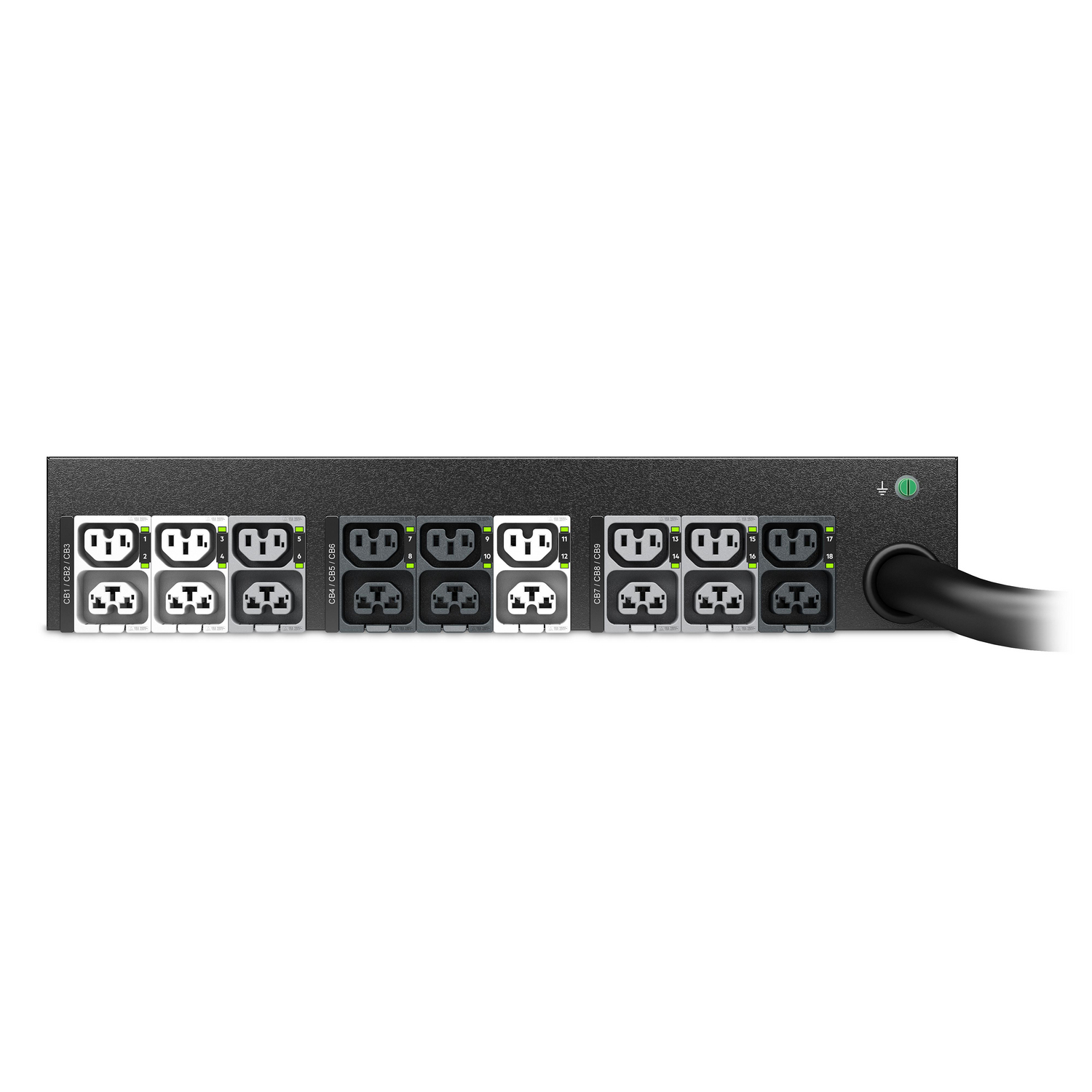 APC NetShelter Rack PDU Advanced Switched Metered, 2U, 3 Phase, 208V, 17.3kVA 60A, 18 Outlets – image 2