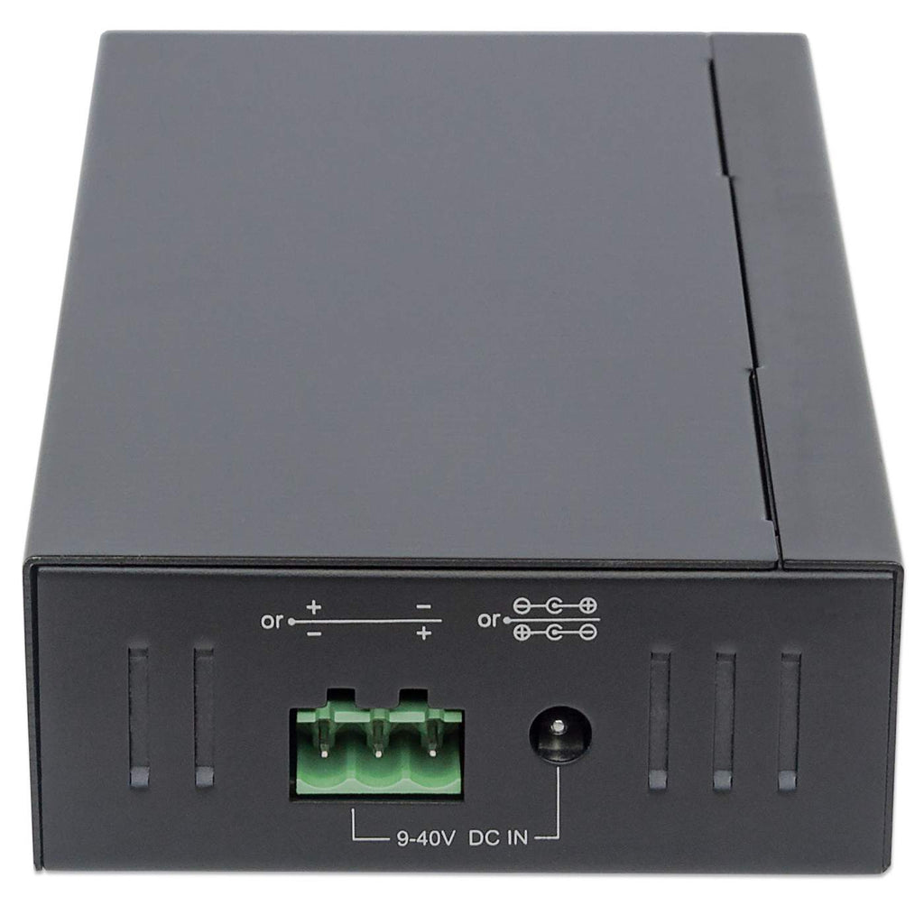 Manhattan USB-A 4-Port Hub Industrial, 4x USB-A Ports, 5 Gbps (USB 3.2 Gen1 aka USB 3.0), 20 kV ESD Protection, A/C, Bus and Terminal-Block Power Options, DIN R – image 4