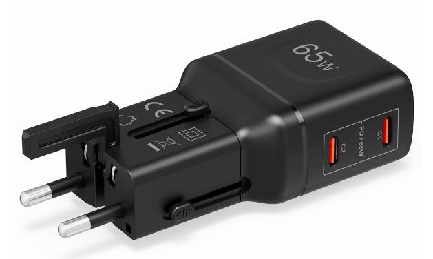 Celly MULTIPLUGSL65W mobile device charger Headphones, Smartphone, Tablet Black AC Fast charging Indoor – image 2