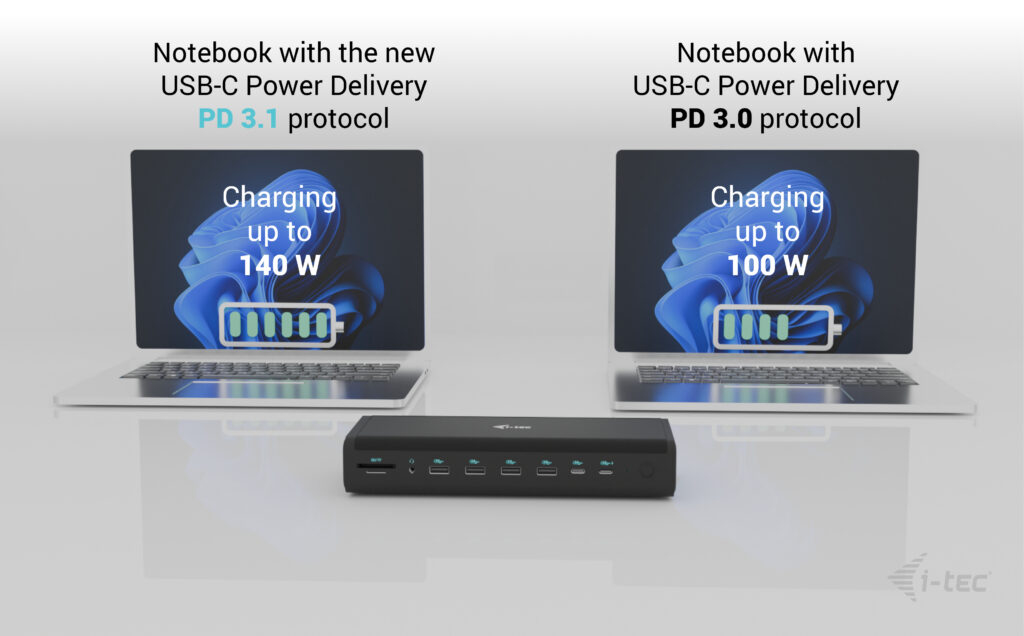 i-tec Universal 6x 4K/60Hz Display Docking Station + Power Delivery 140W – image 9