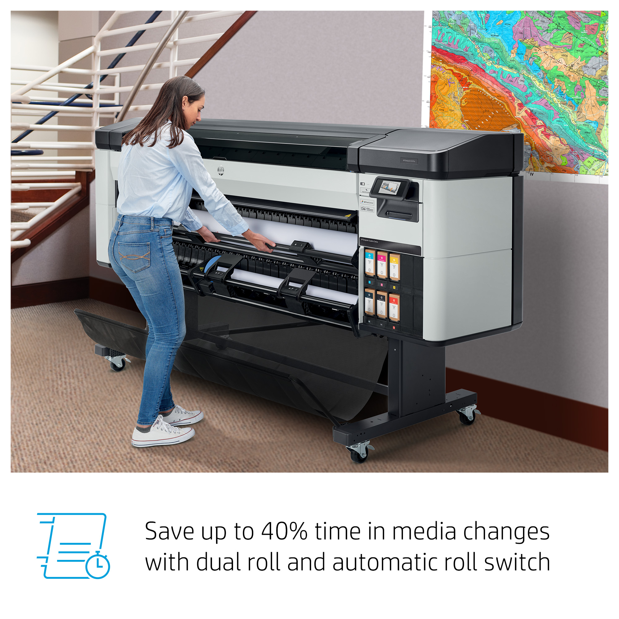 HP Designjet Z6 Pro 64-in Printer. Print technology: Thermal inkjet, Maximum resolution: 2400 x 1200 DPI, Page description