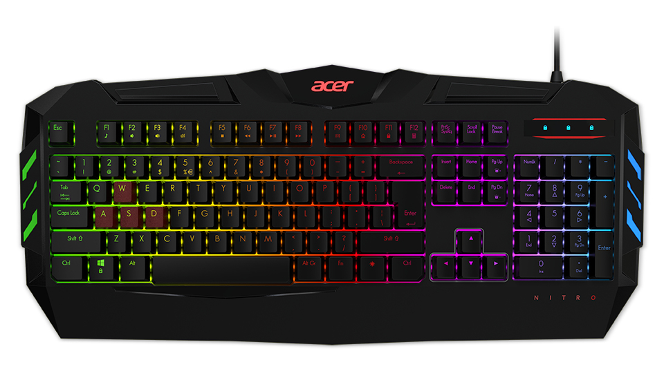 Acer HP.ACC11.001 keyboard Mouse included Gaming USB Black – image 4