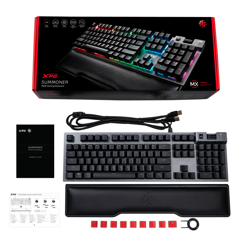 XPG Summoner keyboard Gaming USB QWERTY English Black – image 4