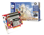 MSI nVidia NX7600GS - AGP Graphic card 256MB – image 2