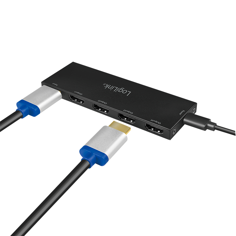 LogiLink CV0141 video splitter HDMI 4x HDMI – image 5