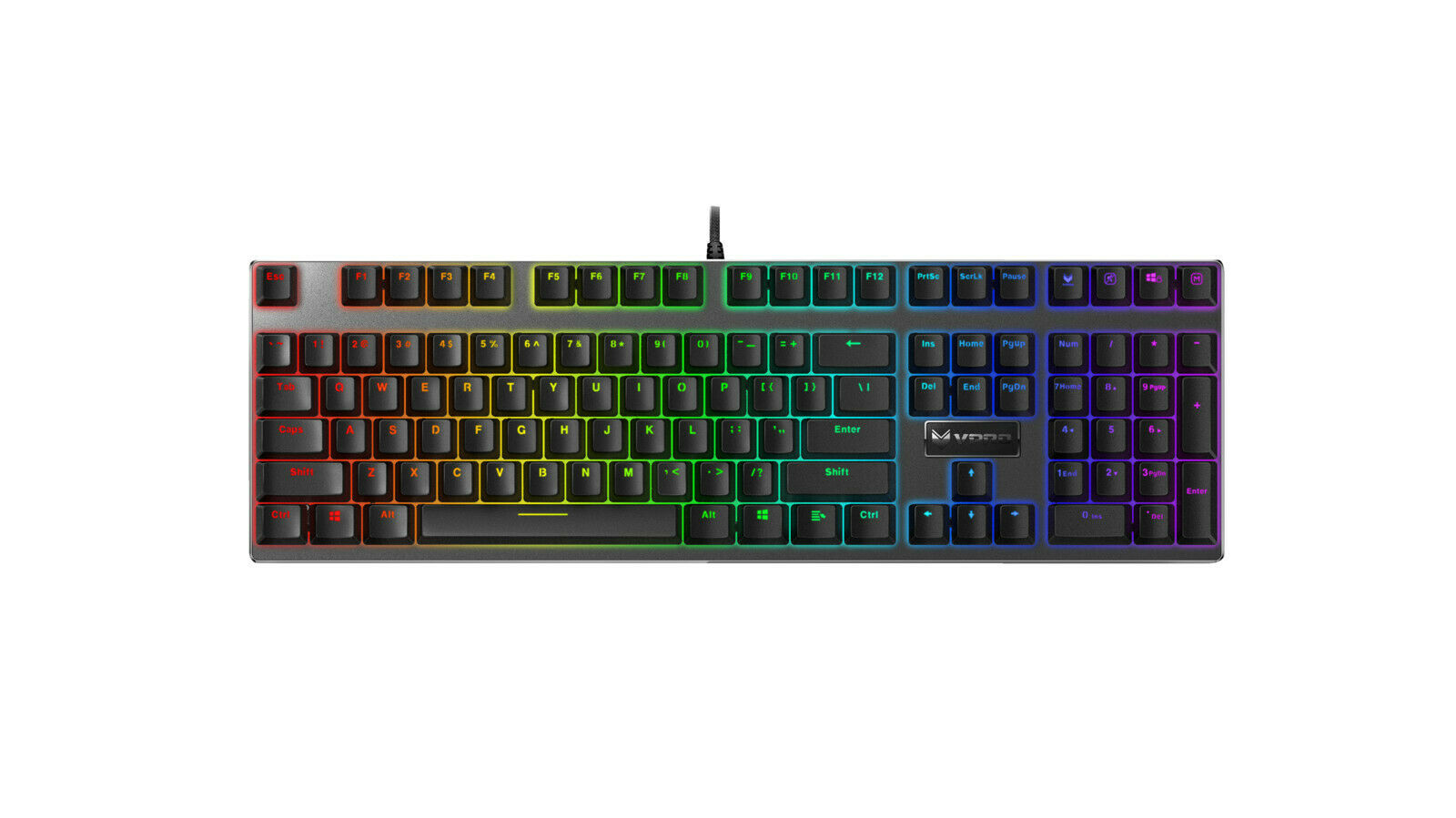 Hama V700RGB keyboard Gaming USB QWERTZ German Black – image 5