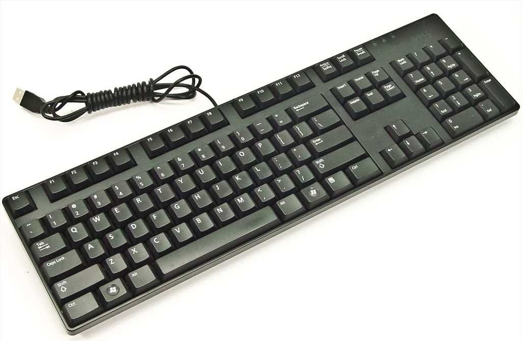 Dell KB212 keyboard Office USB Black