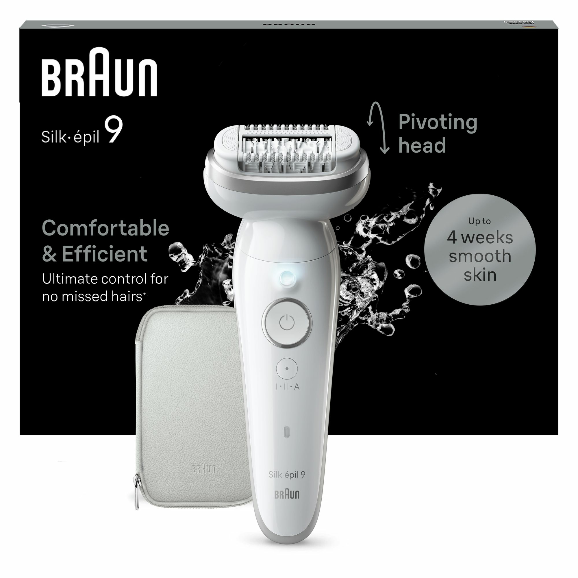 Braun Silk-épil 9 9-011 40 tweezers Silver, White – image 2