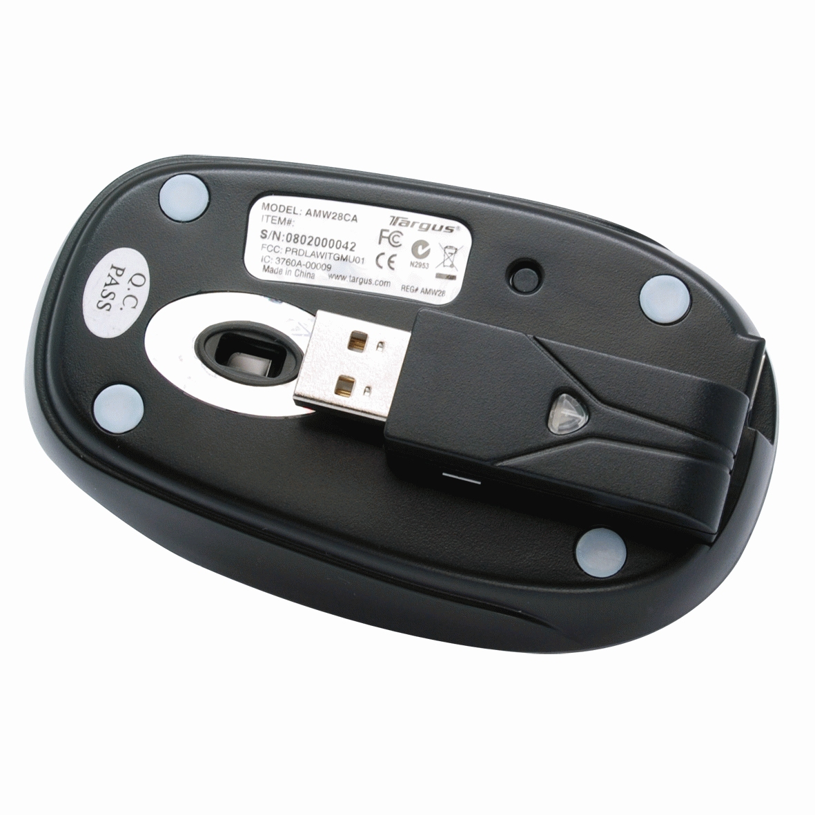 Targus Wireless Stow-N-Go Rechargeable Laser Mouse – image 2