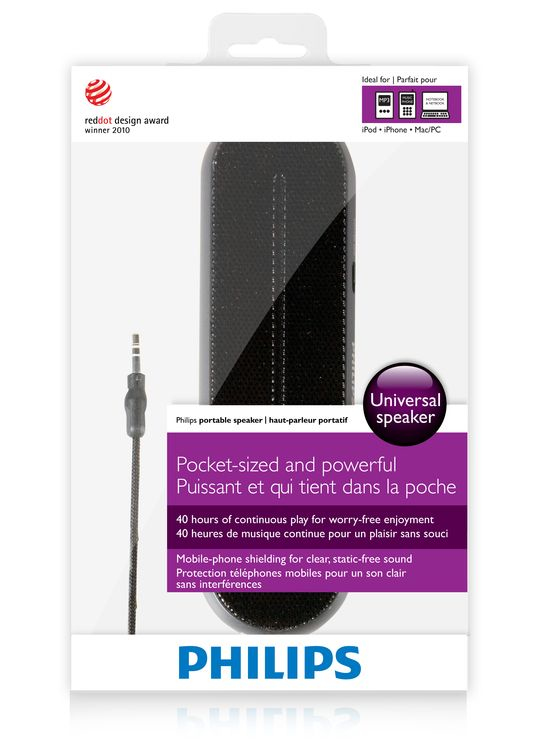 Philips MP3 portable speaker SBA1600BLK/27 – image 2
