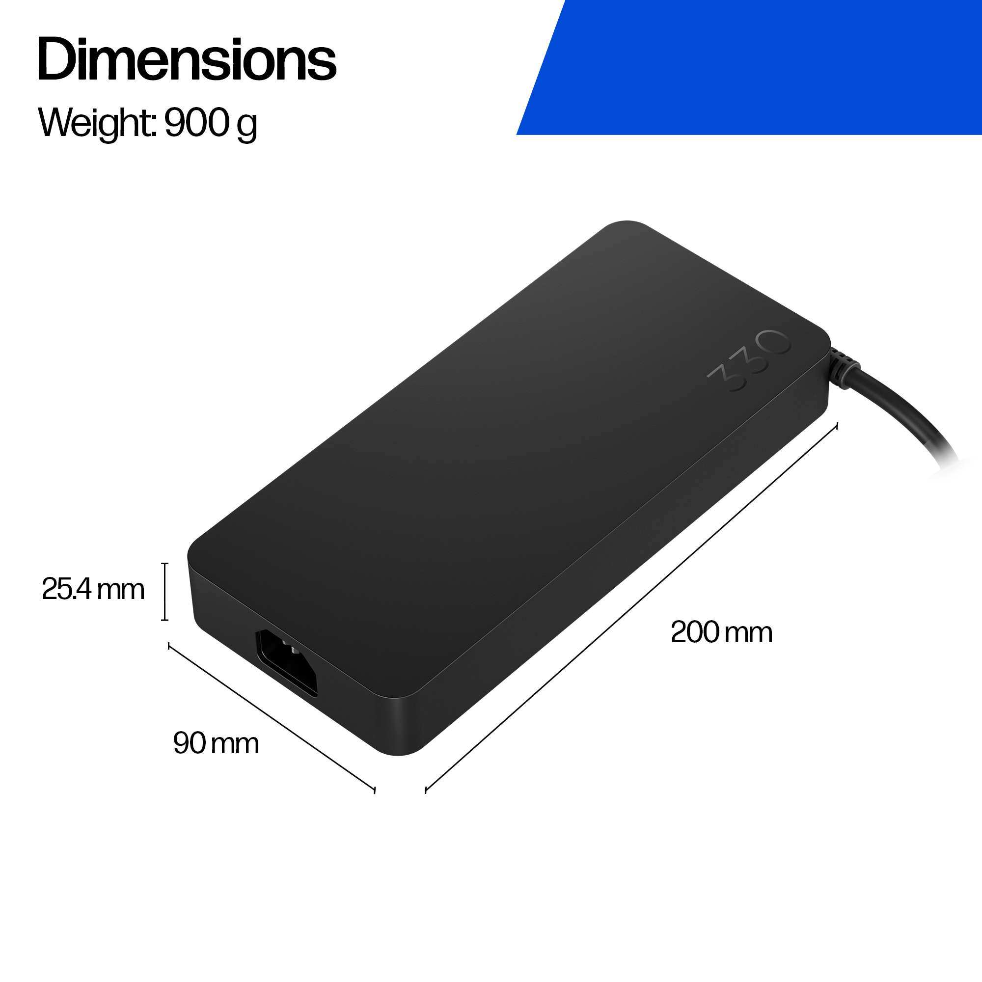 HP 330W Smart AC Adapter – image 3