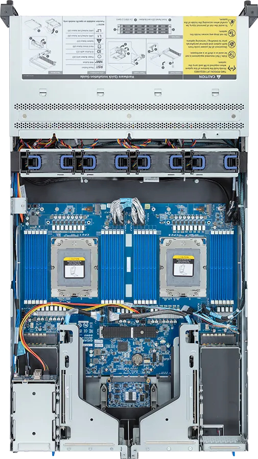 GIGABYTE R283-Z90-AAV3 LGA 6096 Rack (2U) Black, Steel – image 3