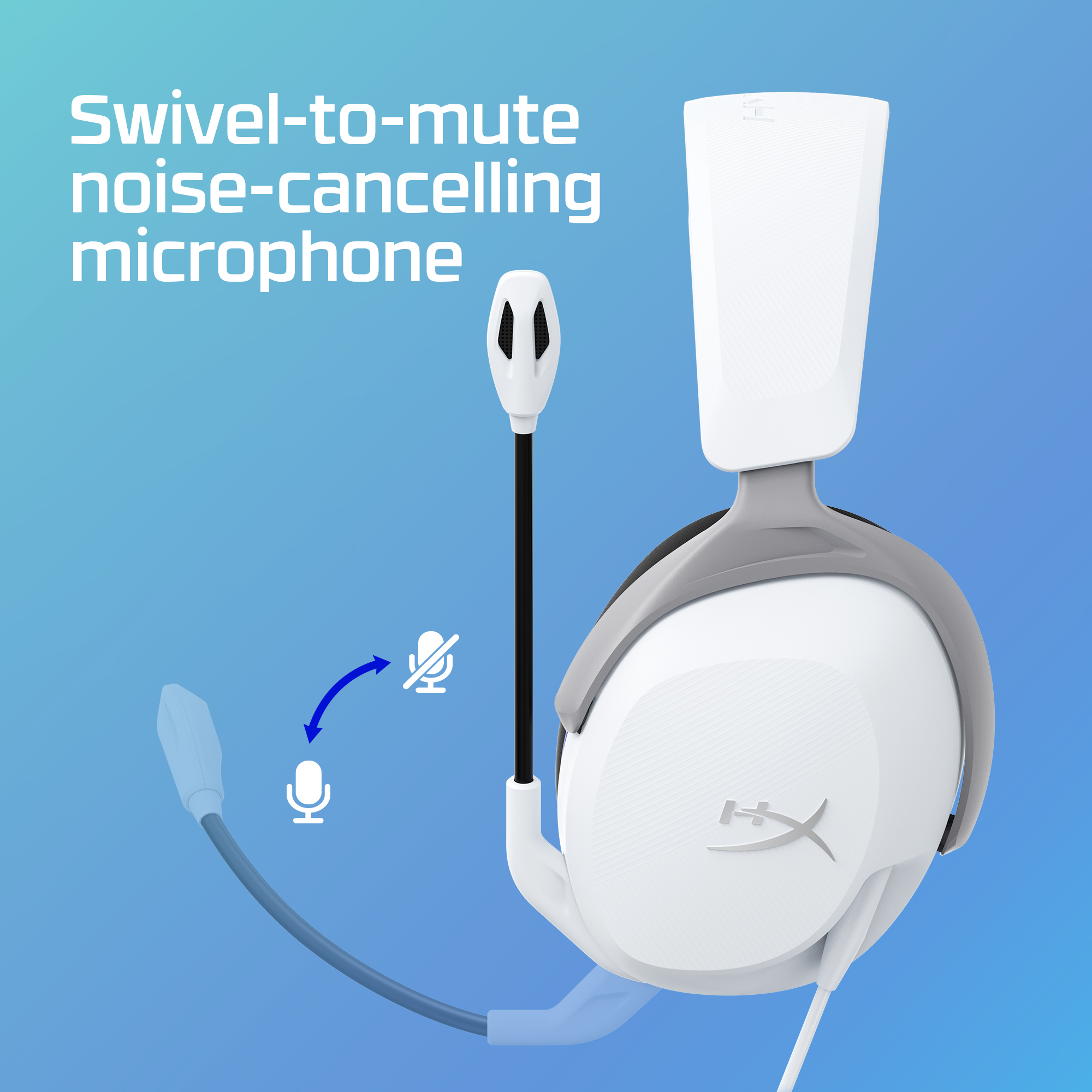 HyperX Cloud Stinger 2 Core WHT GAM HEADSET PS – image 3