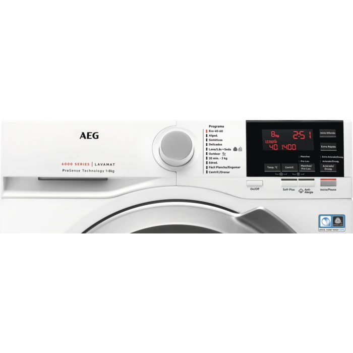 AEG L6FEG842P washing machine Front-load – image 2