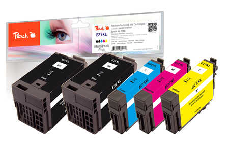 Peach 319816 ink cartridge 5 pc(s) Compatible Black, Cyan, Magenta, Yellow