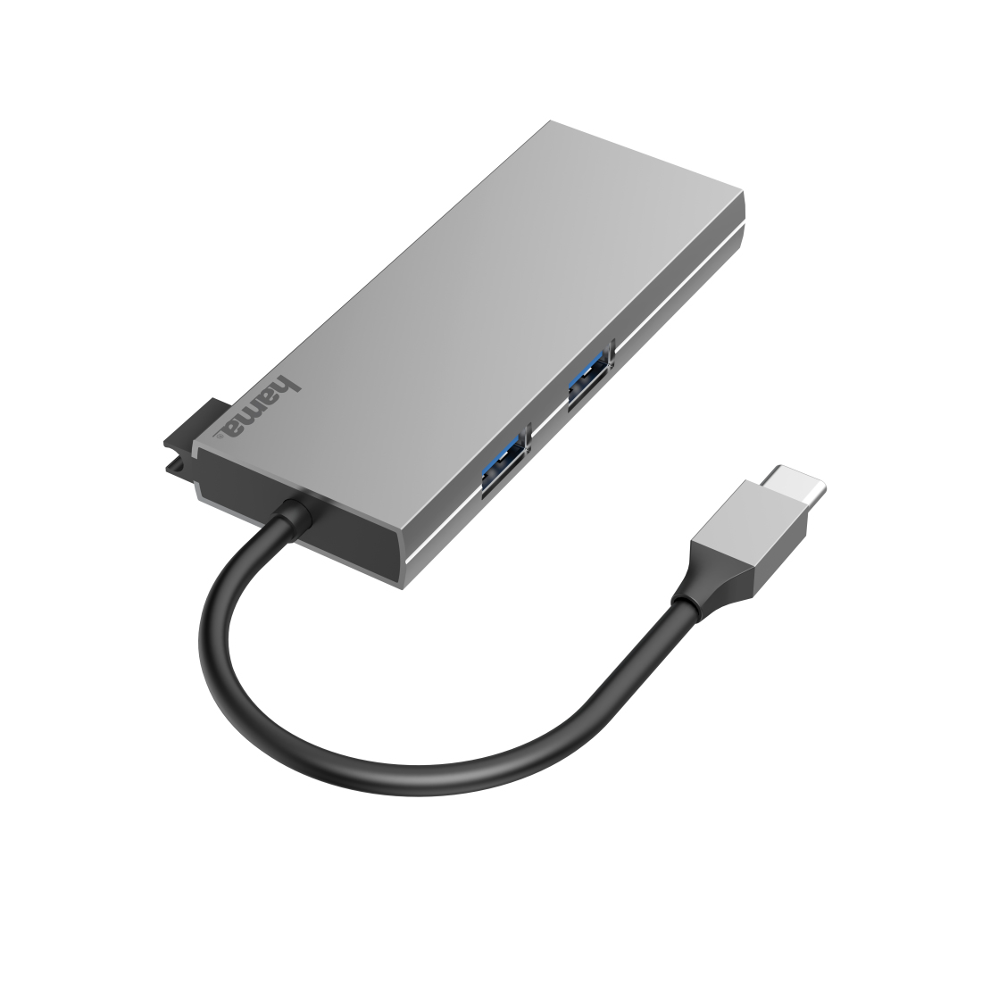 Hama 00200110 laptop dock/port replicator USB 3.2 Gen 1 (3.1 Gen 1) Type-C Grey – image 2