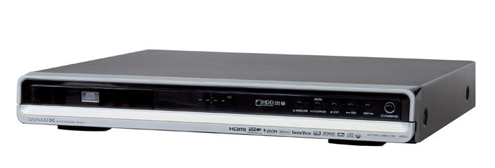 Daewoo DVD player and Videorecorder (250GB) DRH-8415