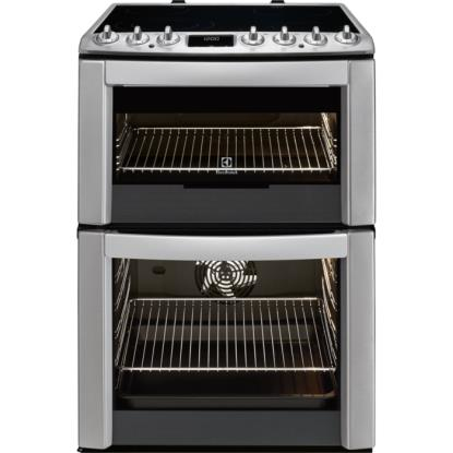 Electrolux EKC6562AOX Freestanding cooker Electric Ceramic hob Black, Stainless steel