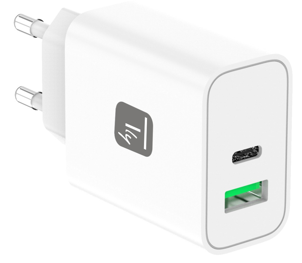 Techly IPW-USB-30WAC mobile device charger Universal White AC Fast charging Indoor – image 2