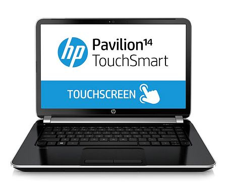 HP Pavilion TouchSmart 14-n218us AMD A8 A8-5545M Laptop – image 1