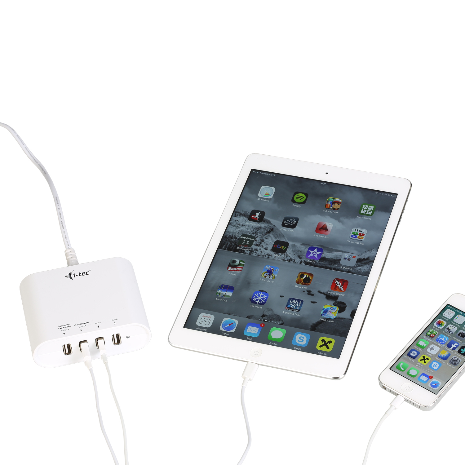 i-tec CHARGER4C mobile device charger Digital camera, GPS, Mobile phone, MP3, Smartphone, Tablet White AC Indoor – image 4