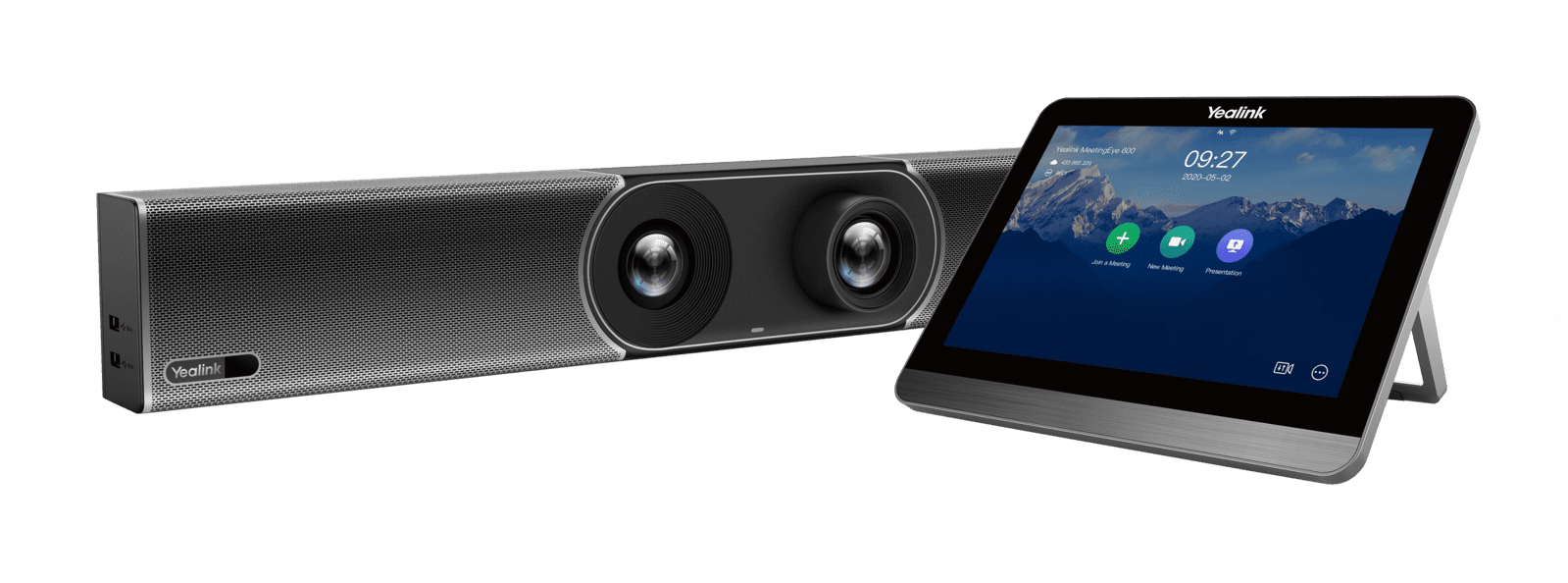 صورة نظام مؤتمرات الفيديو الجماعي Yealink M600-0051، 4K Ultra HD، أسود