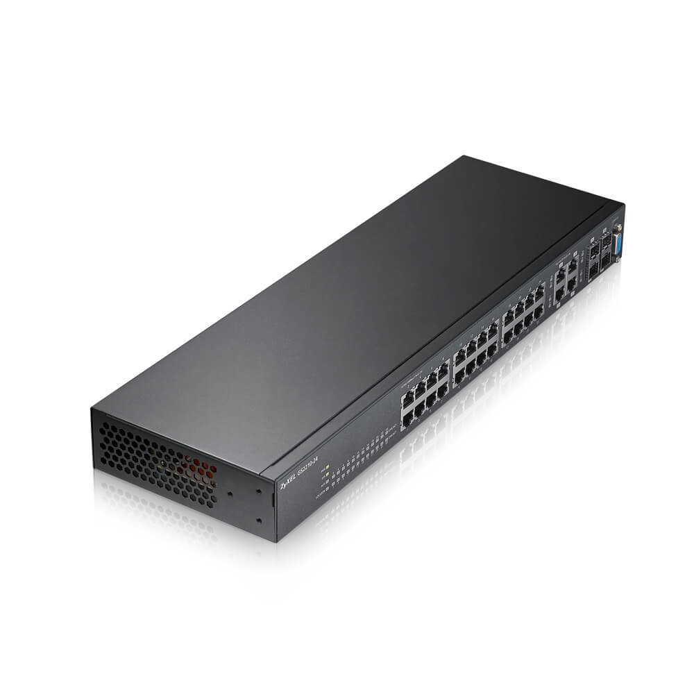 Zyxel GS2210-24 Managed L2 Fast Ethernet (10/100) Black