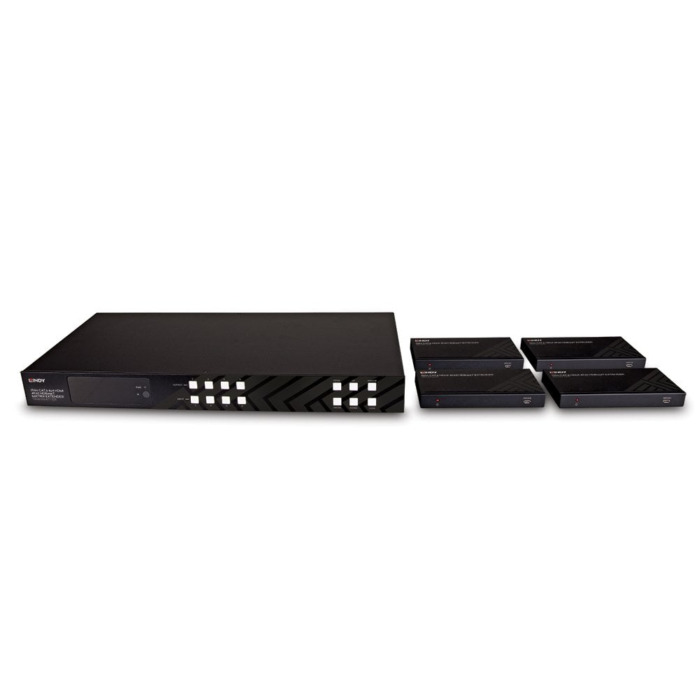Lindy 150m Cat.6 4x4 HDMI 4K60 HDBaseT Matrix Extender – image 5