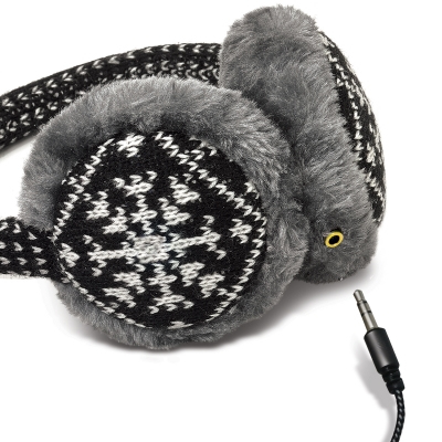 Celly MUFFW01B headphones/headset Wired Head-band Calls/Music Grey, White – image 2