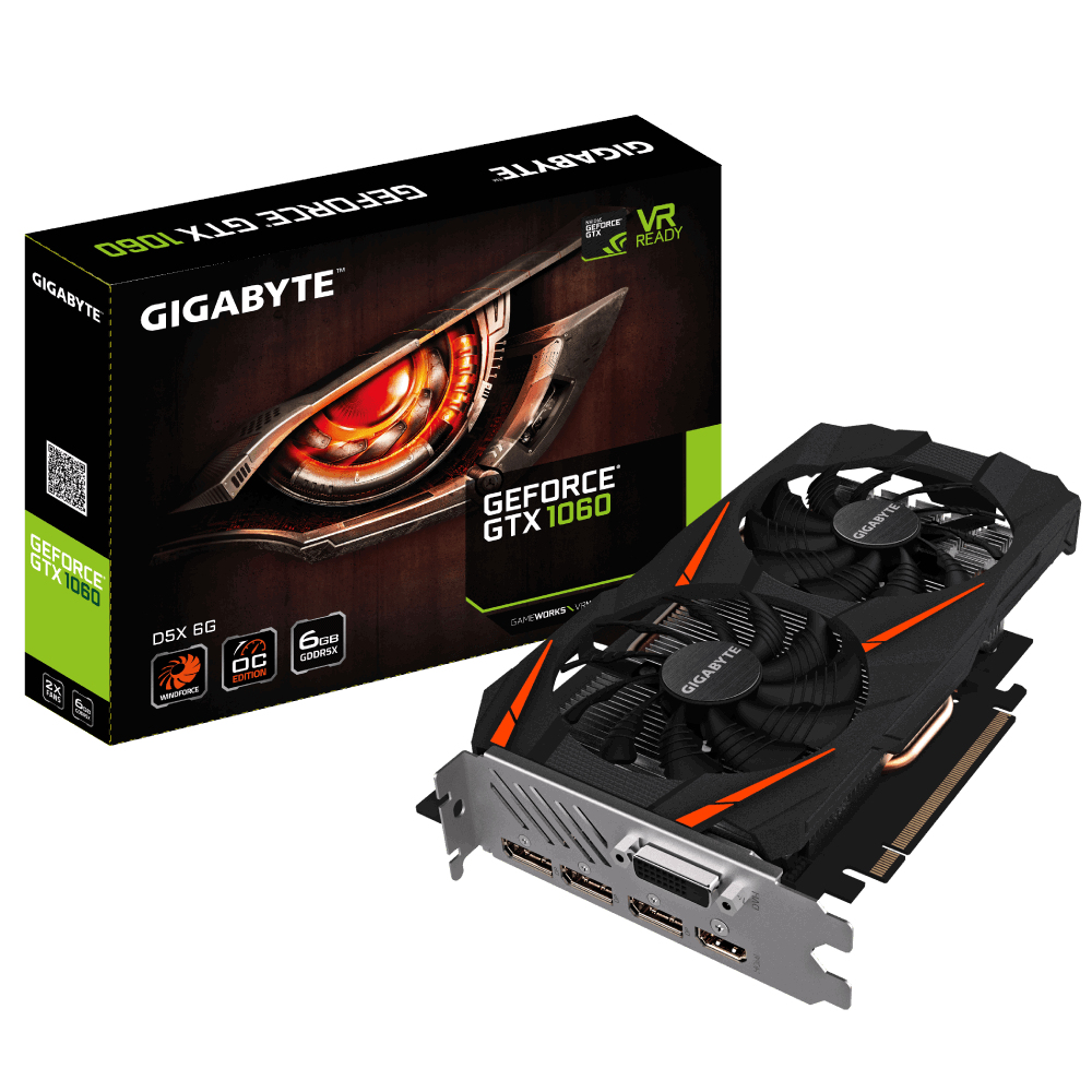 GIGABYTE GV-N1060WF2OC-6GD 2.0