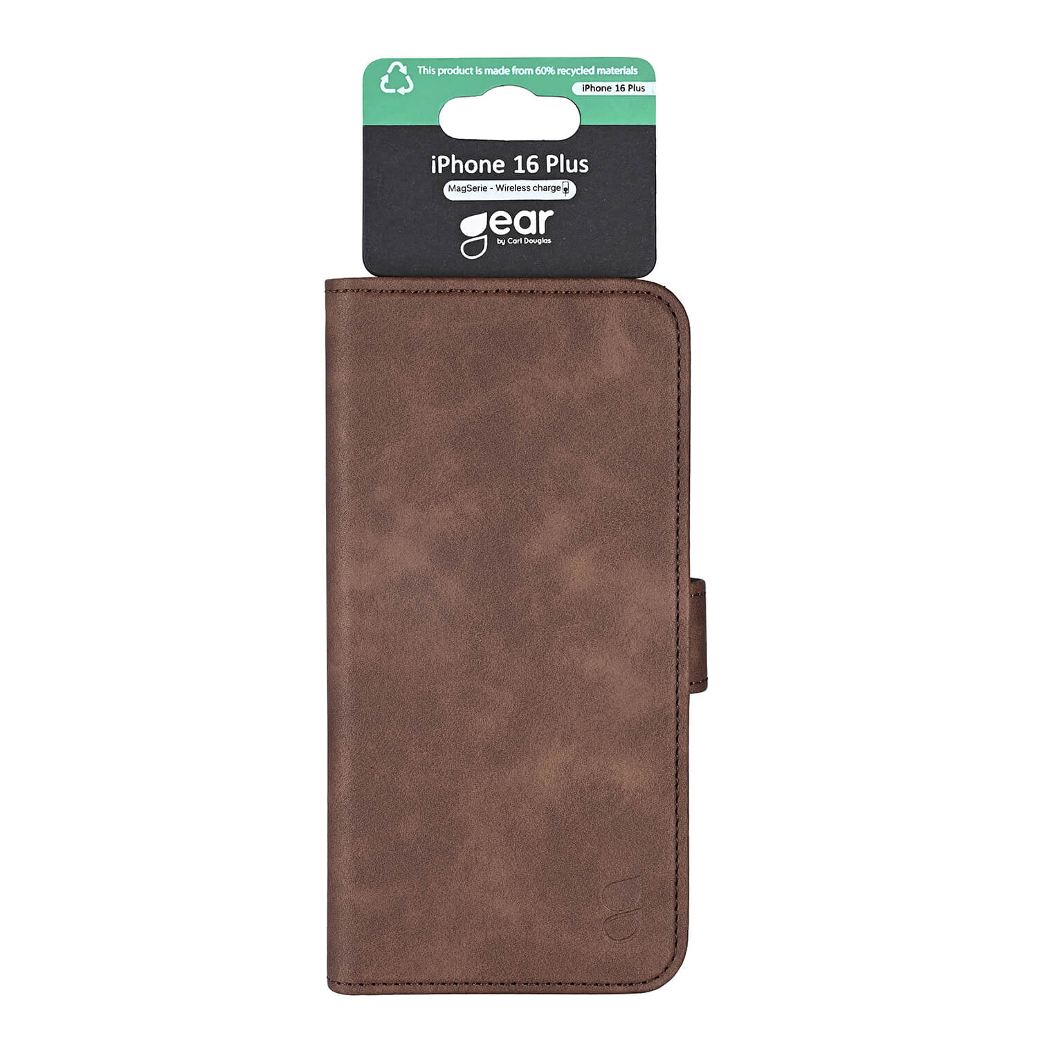 Gear Wallet Case 3 Card Slots Magseries Brown - iPhone 16 Plus – image 2