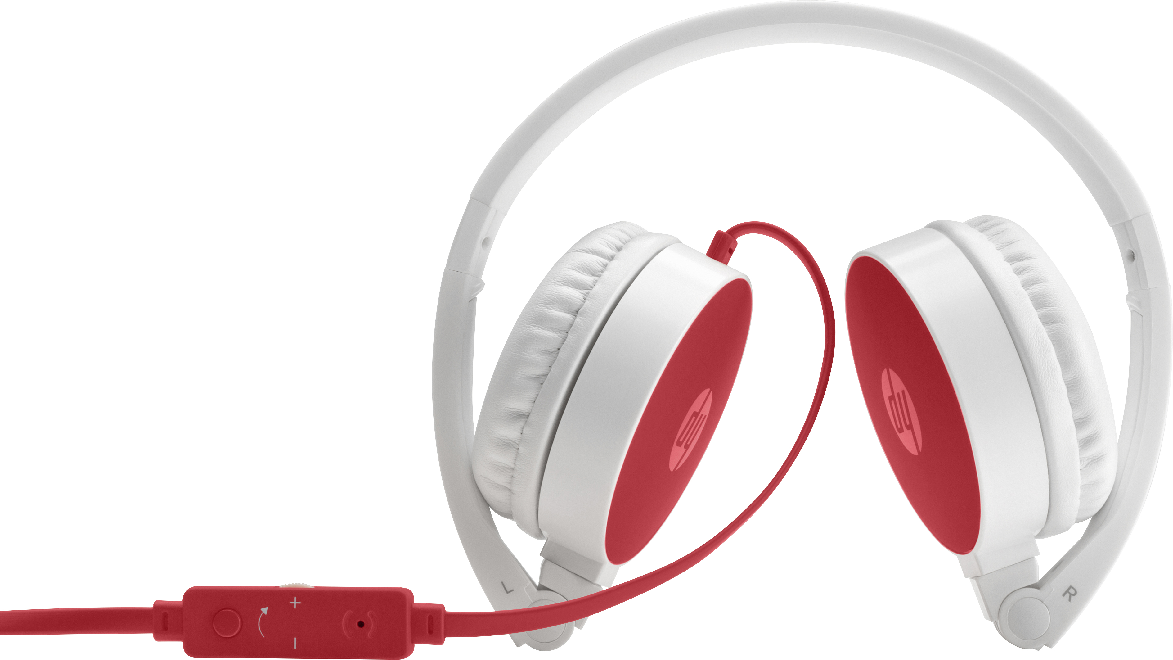 HP 2800 Headset Wired Head-band Calls/Music Red, White – image 3